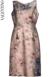 11号【レンタルドレス】PRD CODE:00075 | VALENTINO Fluid Floral Garden Print Sleeveless Dress（ヴァレンティノ ドレス）