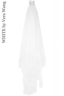 95/125cm【レンタルウェディングベール】Product code:20003 | WHITE by Vera Wang Tulle Veil（ヴェラ ウォン 2段チュールベール）