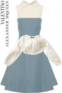 7号【レンタルドレスセット】PRD CODE:00098-set | VALENTINO Bicolor Dress-set（ヴァレンティノ ドレス セット）