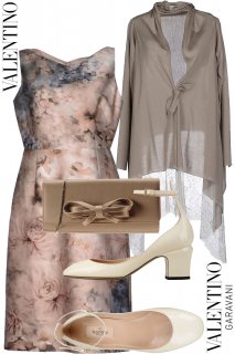 11号【レンタルドレスセット】PRD CODE:00075-set | VALENTINO Floral Garden Print Sleeveless Dress（ヴァレンティノ ドレス セット）