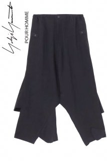 7-19ڥ󥿥ɥ쥹Product code:26008 | Yohji Yamamoto POUR HOMME G-FLAP SAROUEL PANTSʥ襦ޥ 륨ѥġ