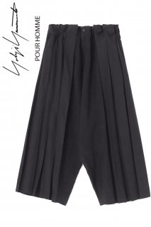 7-19ڥ󥿥ɥ쥹Product code:26003 | Yohji Yamamoto POUR HOMME PLEATED SAROUEL PANTSʥ襦ޥ 륨ѥġ