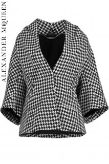 9ڥ󥿥ɥ쥹PRD CODE:01131 | ALEXANDER McQUEEN Houndstooth Jacketʥ쥭ޥå 㥱åȡ