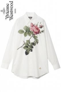 13号【レンタルシャツ】PRD CODE:11042 | Vivienne Westwood MAN REDOUTE ROSE BIG CLASSIC SHIRT(ヴィヴィアンウェストウッド シャツ)