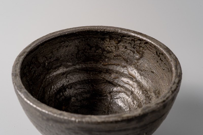 SHO-DO] Vintage black bowl “S” - BOTANIZE