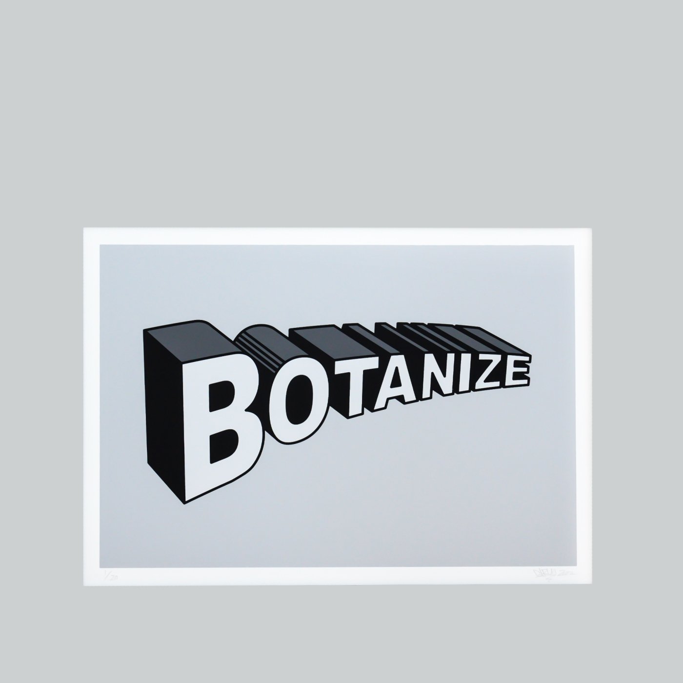 GIRUVI × BOTANIZE LOGO #1』Screen printing - BOTANIZE