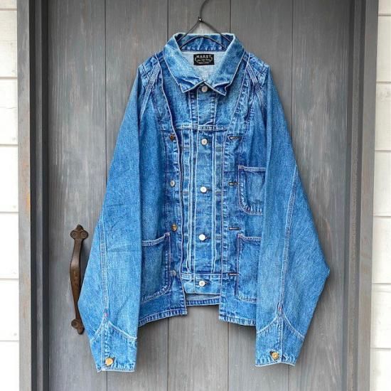 マレMARET ライトオンスデニムドッキングジャケット2024ss 03