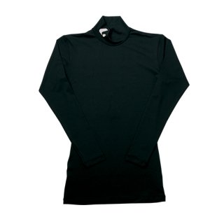 Uni 長袖インナーTシャツ〔ハイネック〕(ブラック) XLH5029