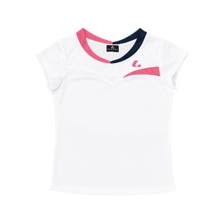 Ladies ゲームシャツ〔襟なし〕(ホワイト) XLH2320