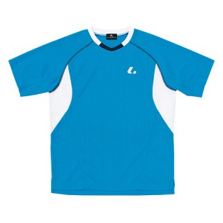 Uni ゲームシャツ〔襟なし〕(ブルー) XLH3037