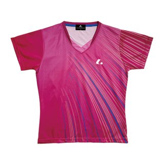 Ladies ゲームシャツ〔襟なし〕(ピンク) XLH2551 - LUCENT WEB STORE