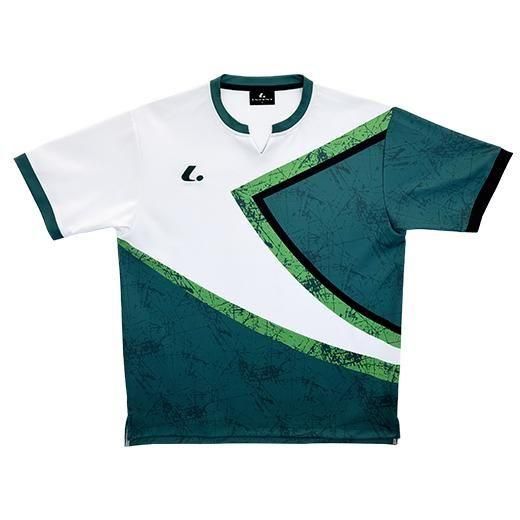 Uni ゲームシャツ〔襟なし〕(グリーン) XLH3665 - LUCENT WEB STORE