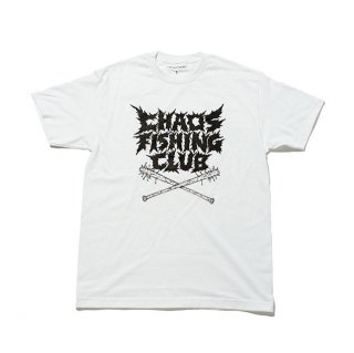 Chaos Fishing Club - HARD CORE LOGO - White