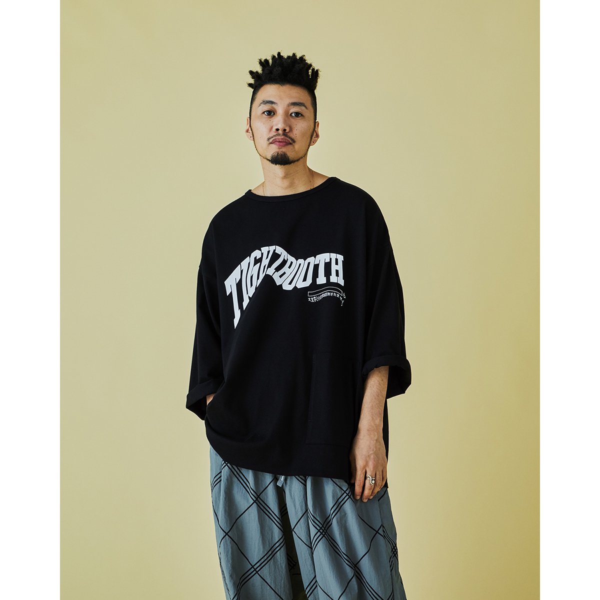 TIGHTBOOTH ACID LOGO 7 SLEEVE T-SHIRT - Tシャツ