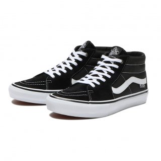 gray and white striped vans