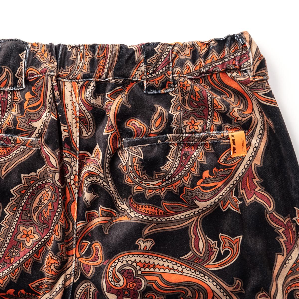 TIGHTBOOTH PAISLEY VELOR BALLOON PANTS - ペインターパンツ