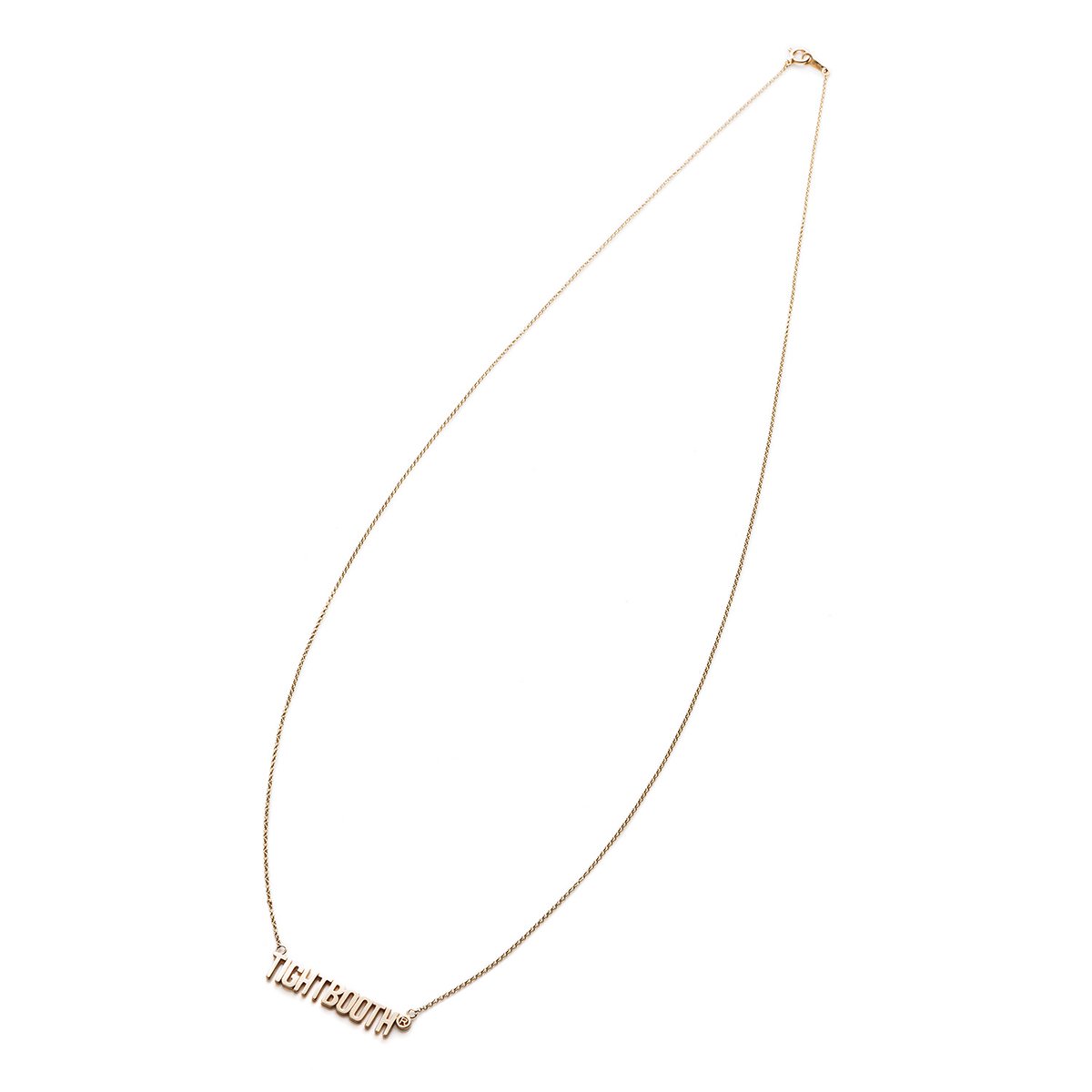 TIGHTBOOTH LOGO NECKLACE - 14K - ネックレス