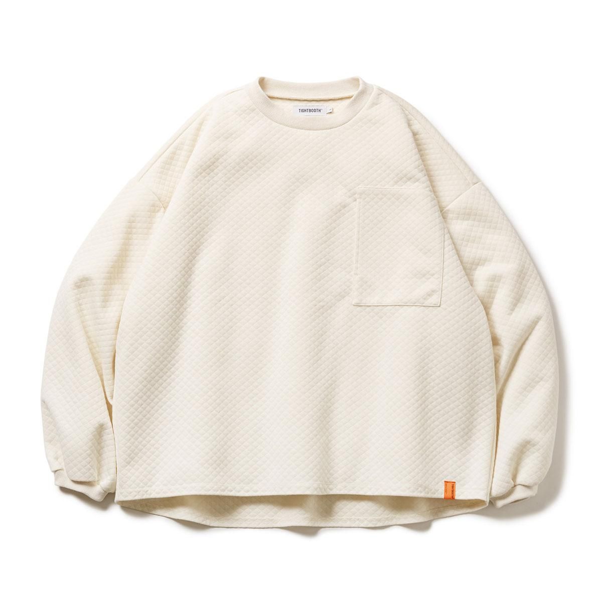 TIGHTBOOTH タイトブース QUILTING CREW SWEAT