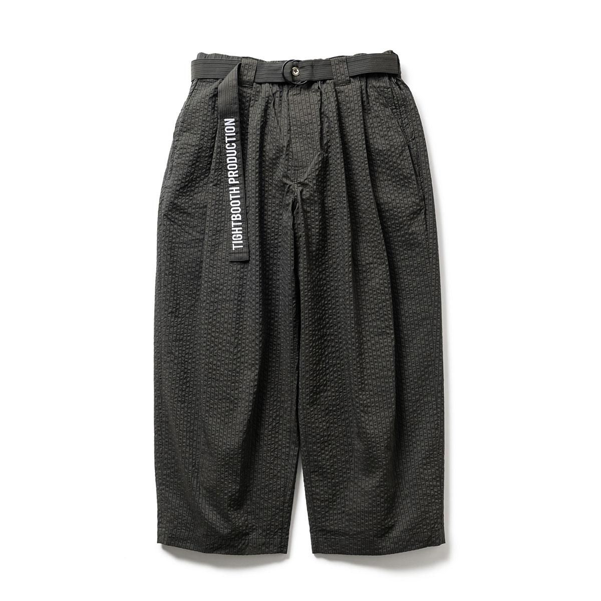 tightbooth SUCKER STRIPE BAGGY SLACKS