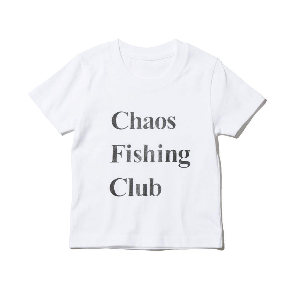 Chaos Fishing Club - LOGO KIDS TEE - White - SHRED