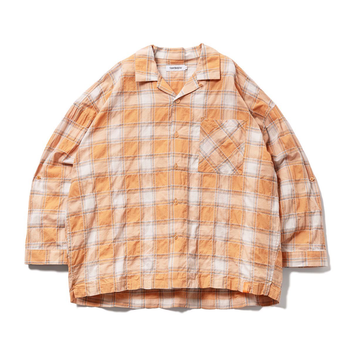 TIGHTBOOTH - PLAID ROLL-UP SHIRT - SHRED