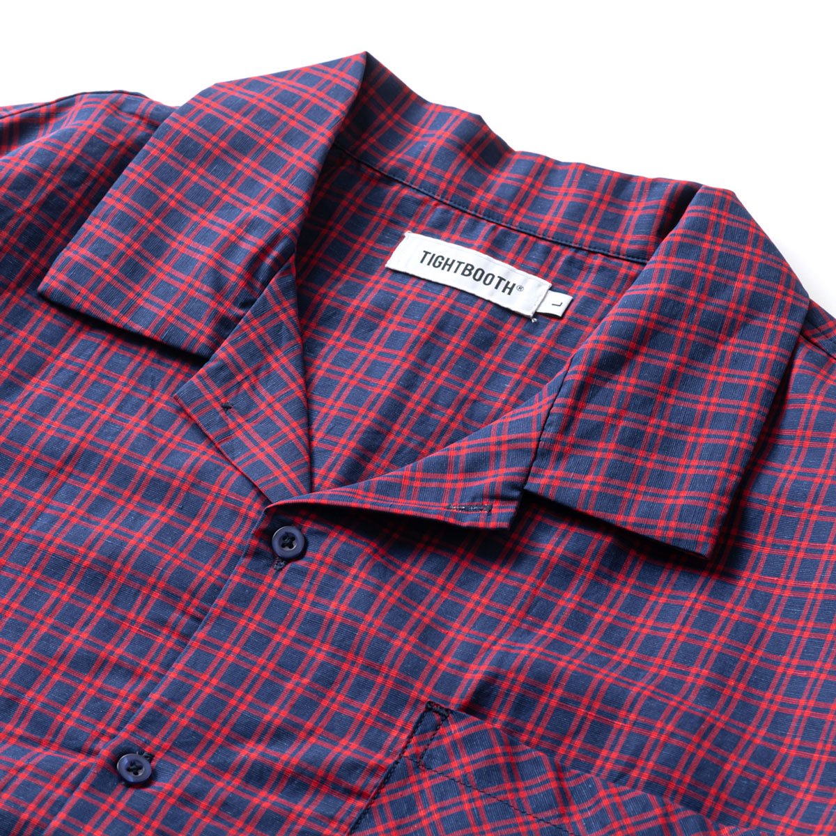 TIGHTBOOTH - PLAID ROLL-UP SHIRT - SHRED