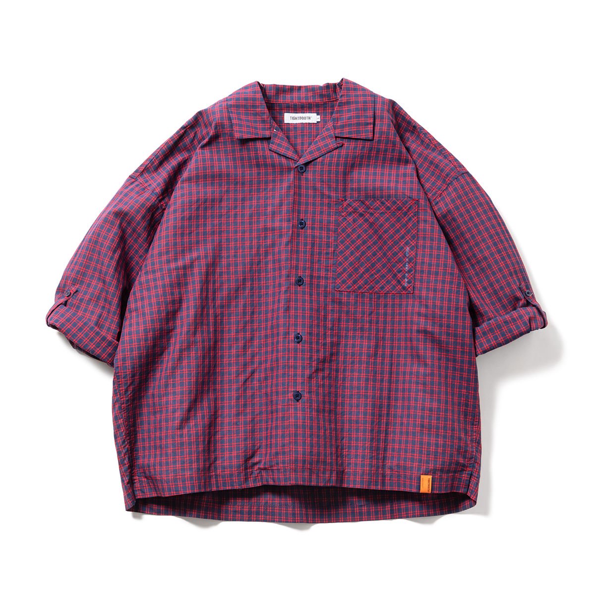TIGHTBOOTH PLAID ROLL UP SHIRTチェック