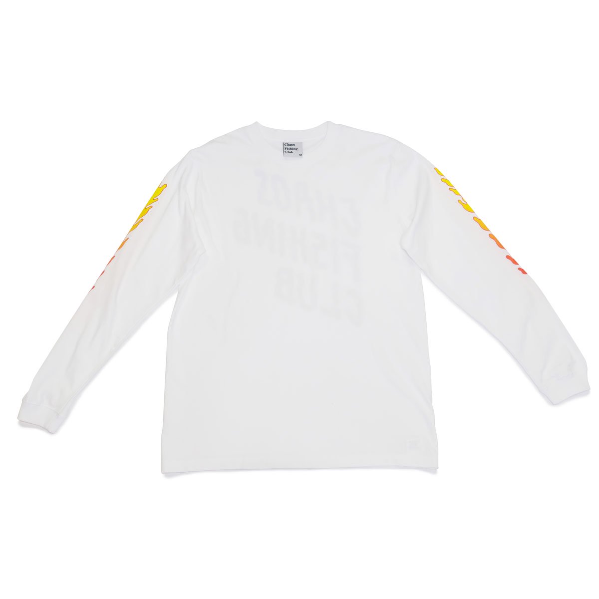 Chaos Fishing Club - SEE KUSH L/S TEE - White - SHRED