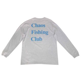 Chaos Fishing Club - OG LOGO L/S TEE - Ash Grey