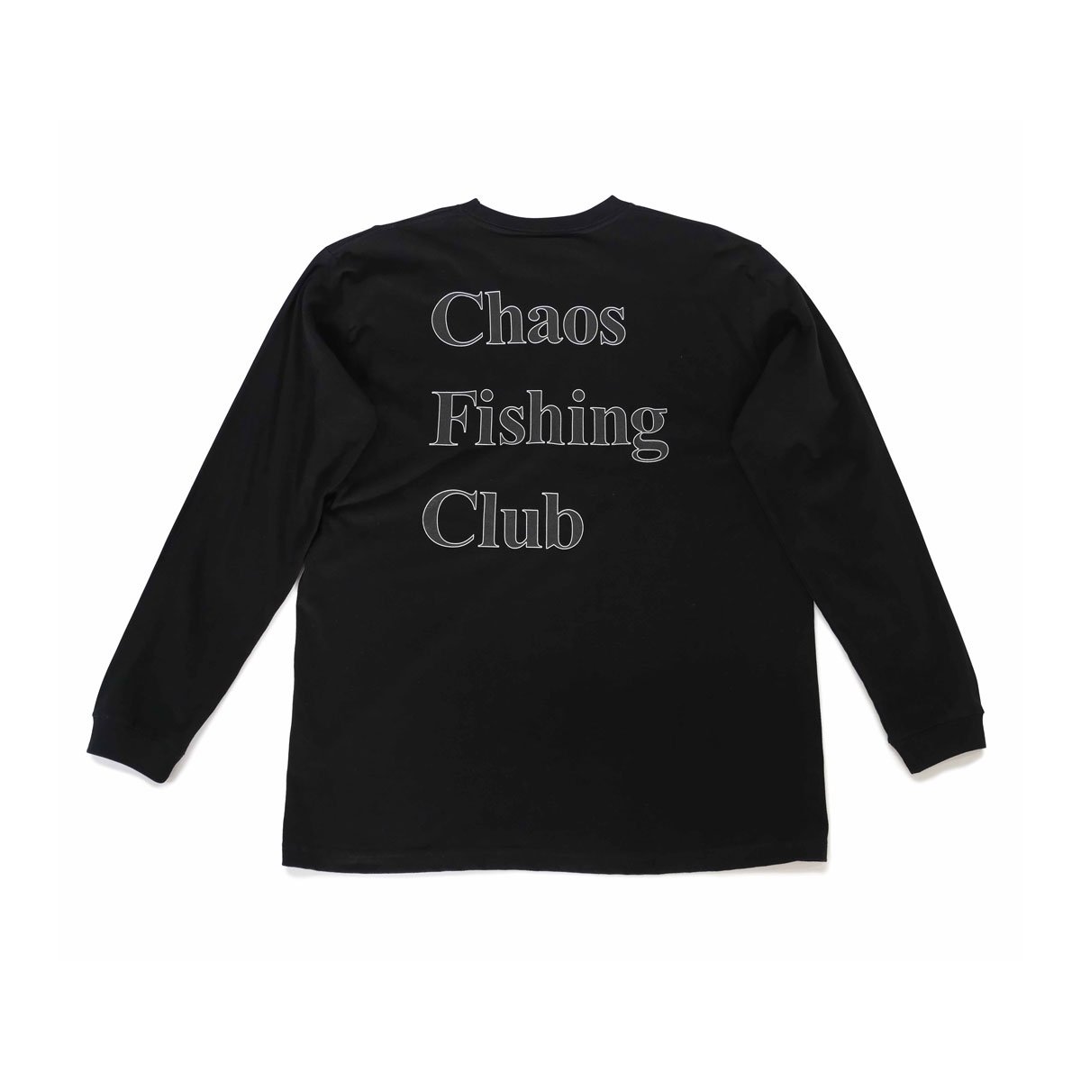 TIGHTBOOTH Chaos Fishing Club L\S BLK L 最低販売価格 5520円引き