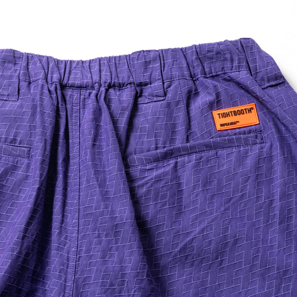 TIGHTBOOTH - T JACQUARD BAGGY SLACKS - SHRED