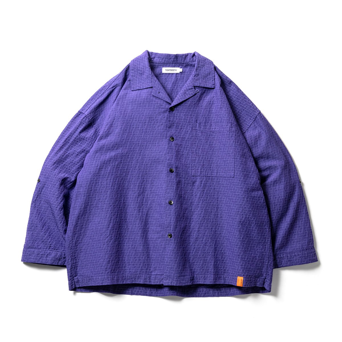 TIGHTBOOTH - T JACQUARD ROLL UP SHIRT - SHRED