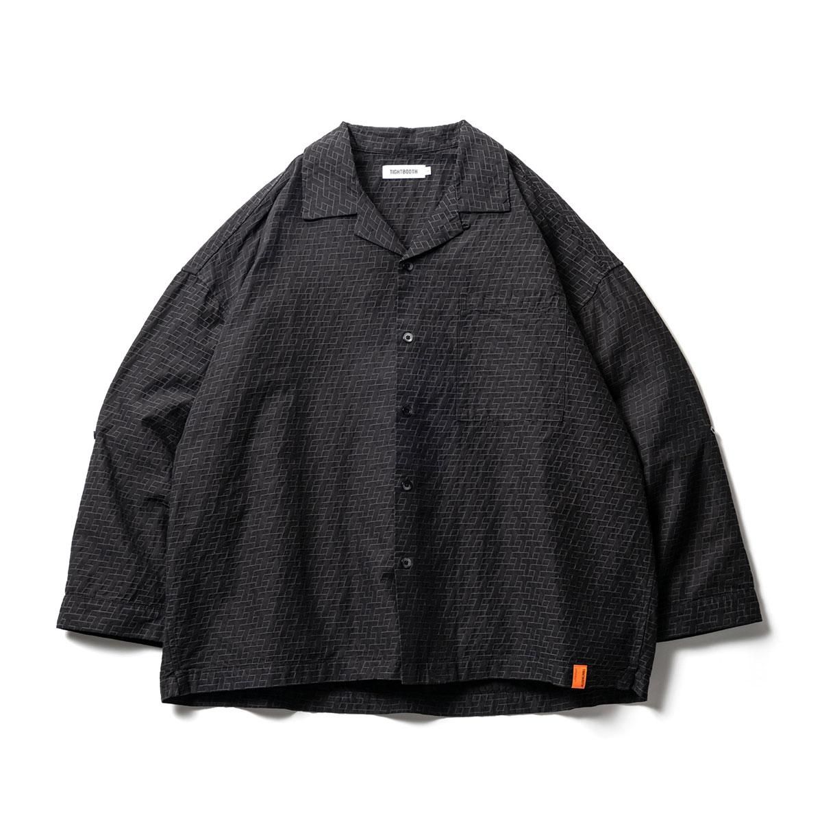 TIGHTBOOTH - T JACQUARD ROLL UP SHIRT - SHRED