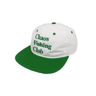 Chaos Fishing Club - LOGO CAP - White × Green