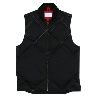 WHIMSY - REFLECTIVE QUILTED DOWN JACKET - Black