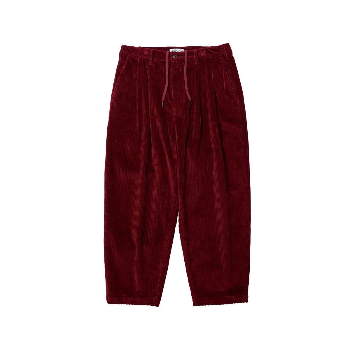 品質満点 ペインターパンツ EVISEN L BURGUNDY PANTS CORD BOHEMIAN 