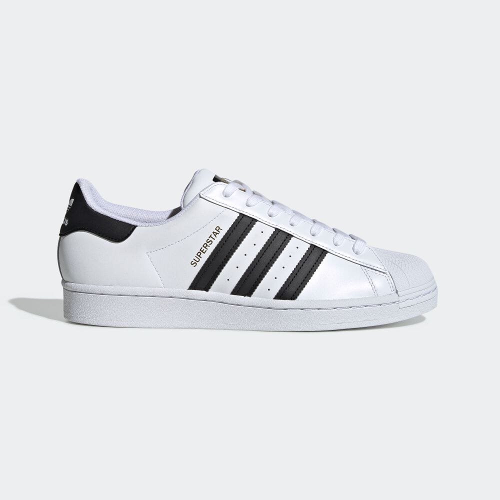 Adidas superstar 2025 black white leather