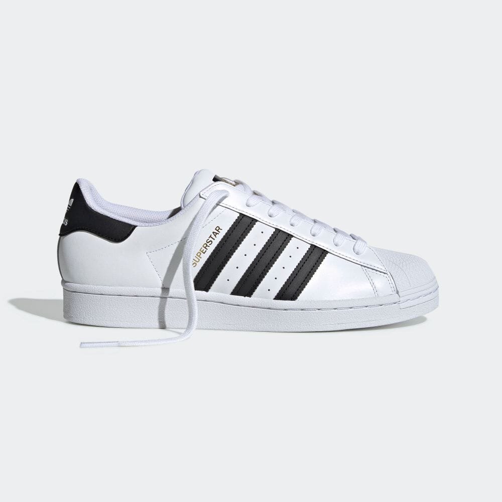 Adidas superstar ii womens white black sale