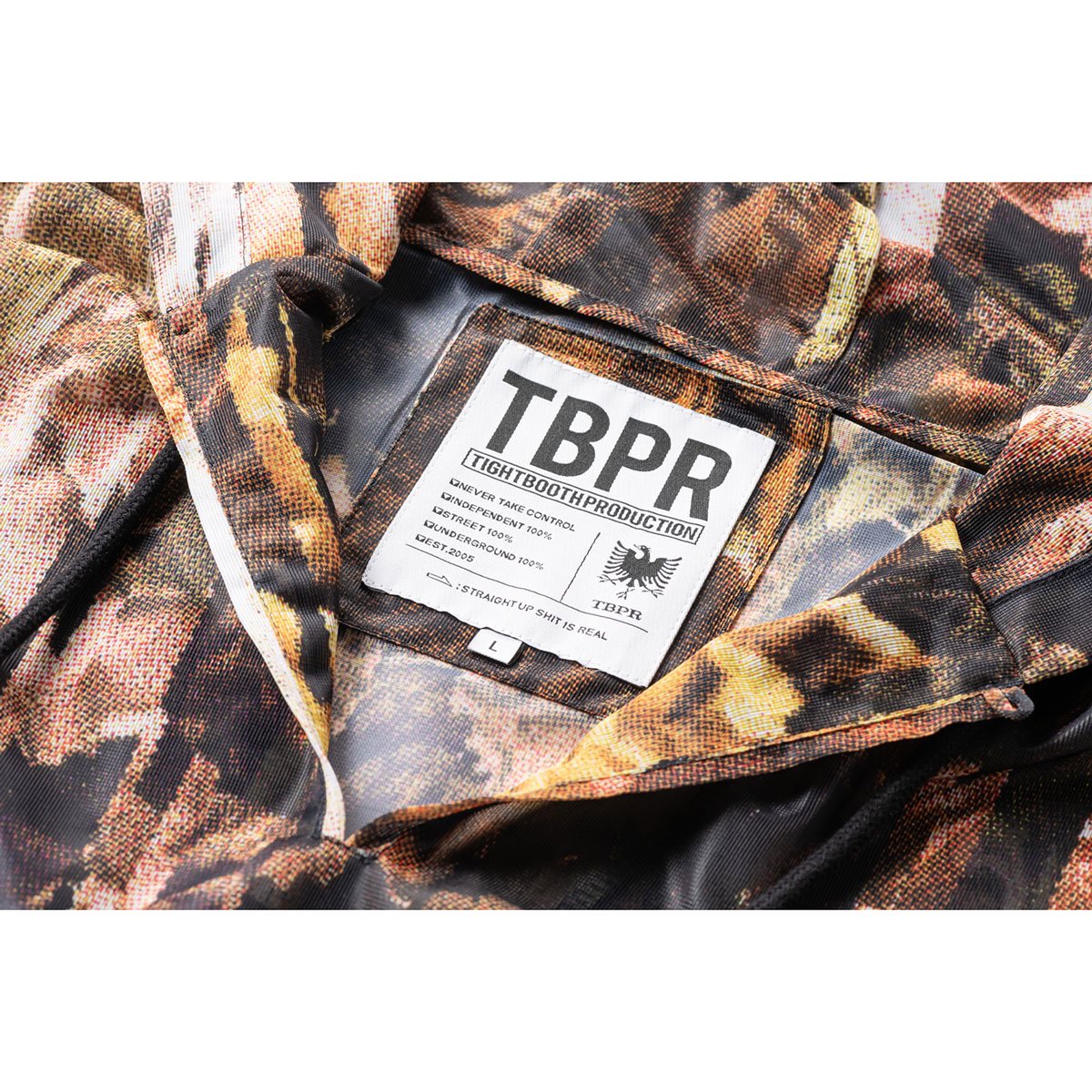 TIGHTBOOTH - FLOWER CAMO MESH ANORAK - SHRED