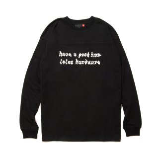 LOLA'S Hardware × have a good time - PEACE SYSTEM L/S TEE - Black