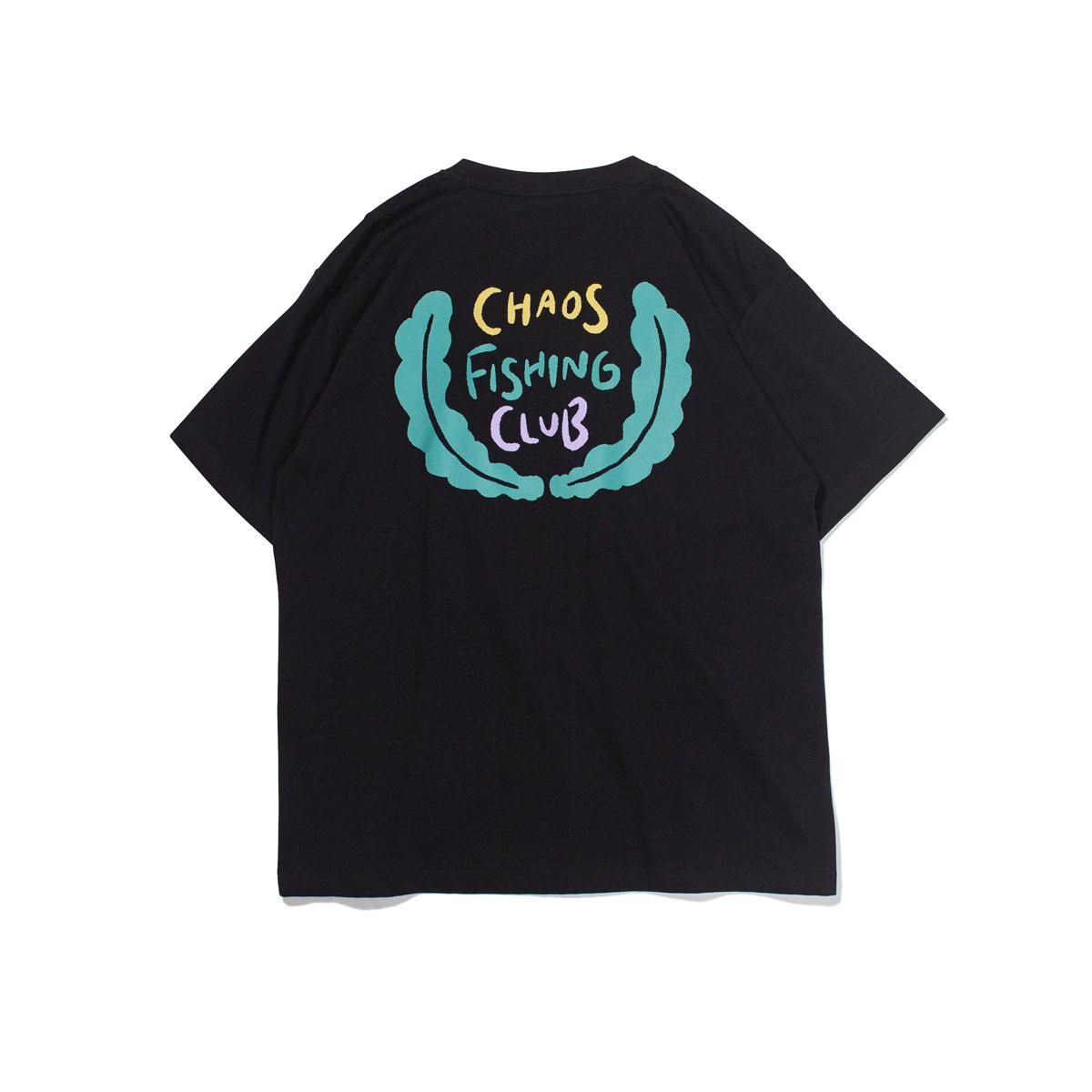 Chaos Fishing Club - SEA KUSH LOGO S/S - BLACK - SHRED