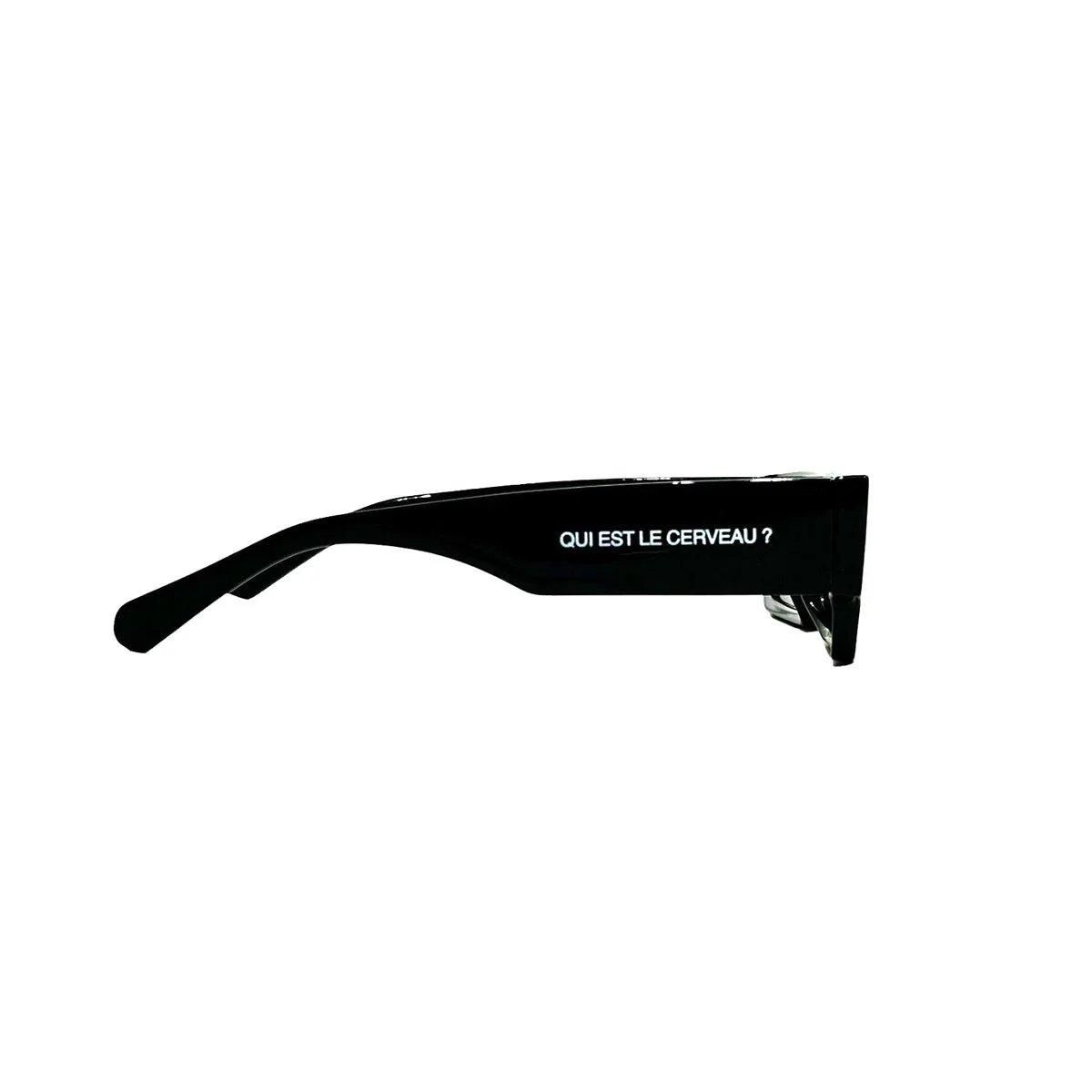 新品希少 MAISON SHAKE JUNZI SUNGLASSES BLACK MAISON SHAKE JUNZI - SUNGLASSES 01 - SHRED