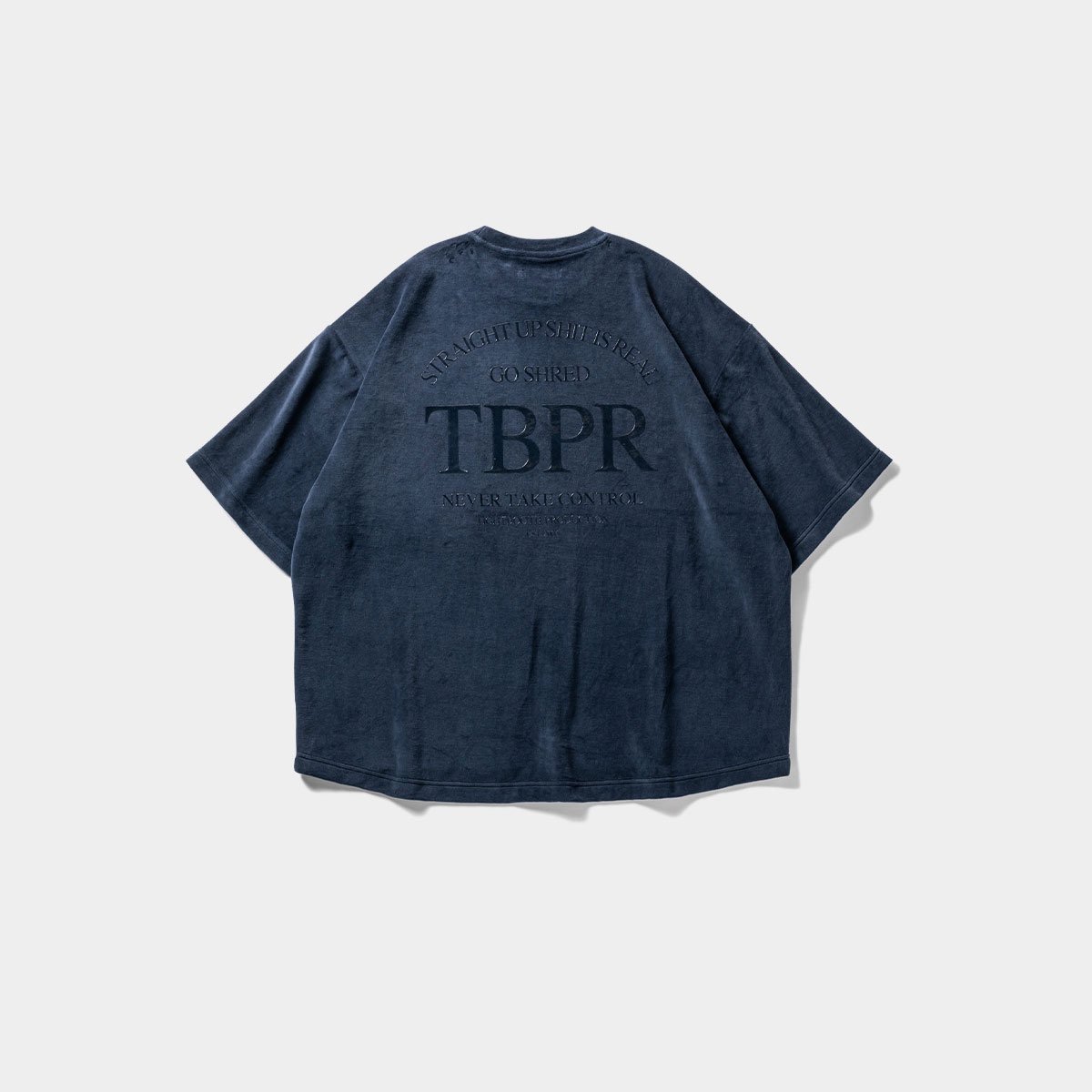 TIGHTBOOTH - STRAIGHT UP VELOUR T-SHIRT - SHRED