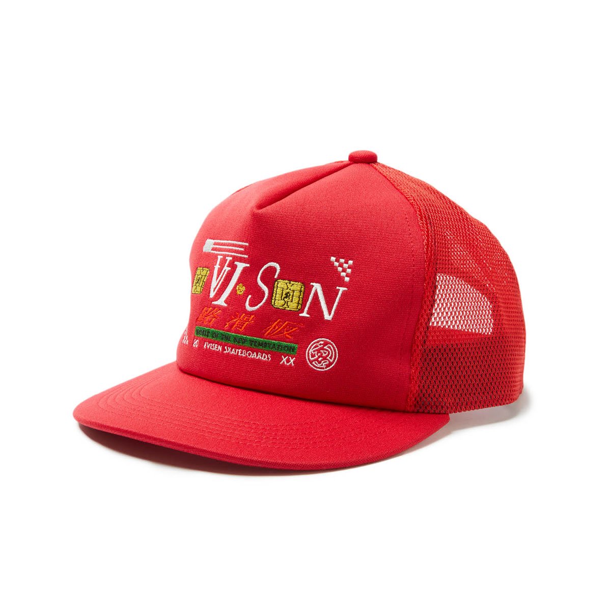 evisen エビセン GRAND PRIX MESH CAP - RED
