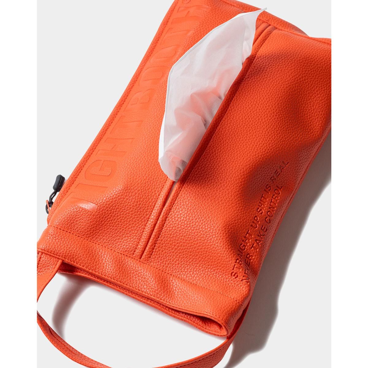 TIGHTBOOTH - LEATHER TISSUE PAPER CASE - SHRED