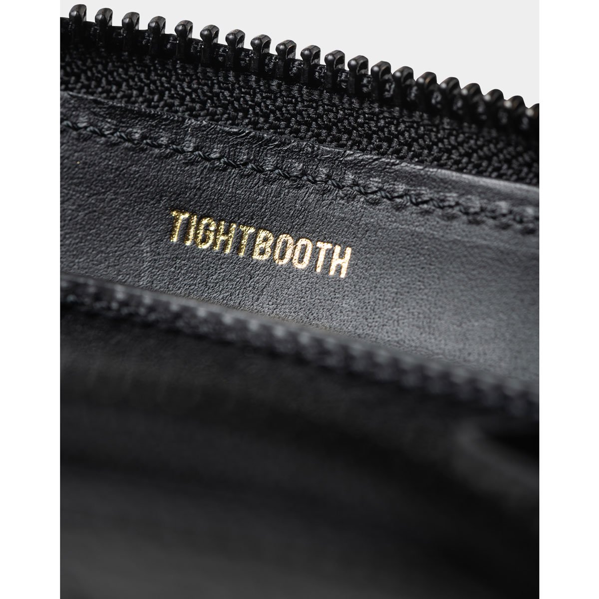 TIGHTBOOTH - LEATHER ZIP AROUND WALLET - SHRED