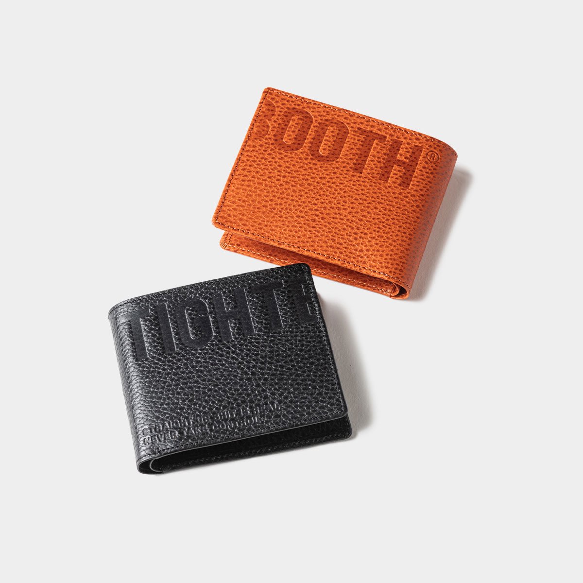 TIGHTBOOTH - LEATHER BIFOLD WALLET - SHRED