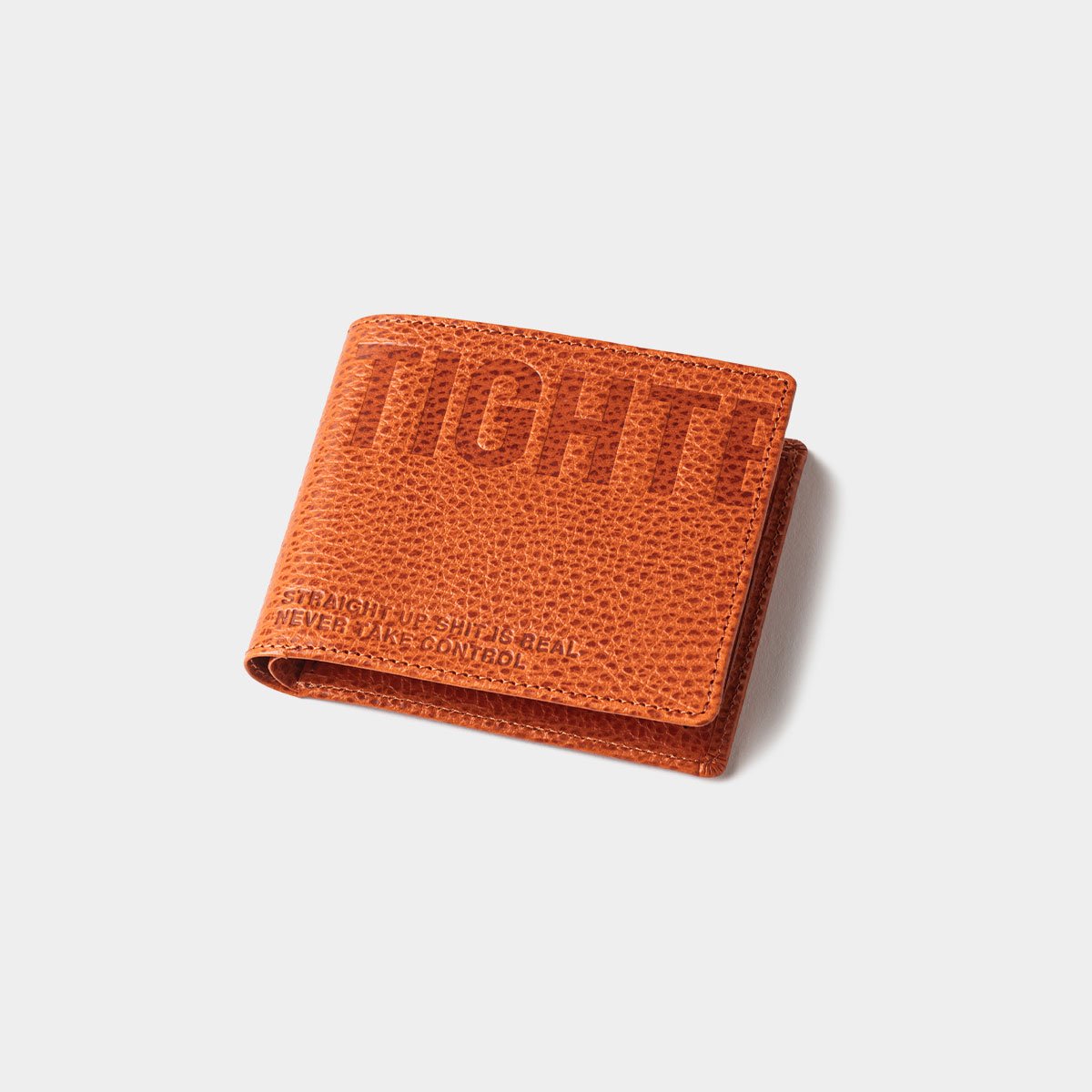 TIGHTBOOTH - LEATHER BIFOLD WALLET - SHRED