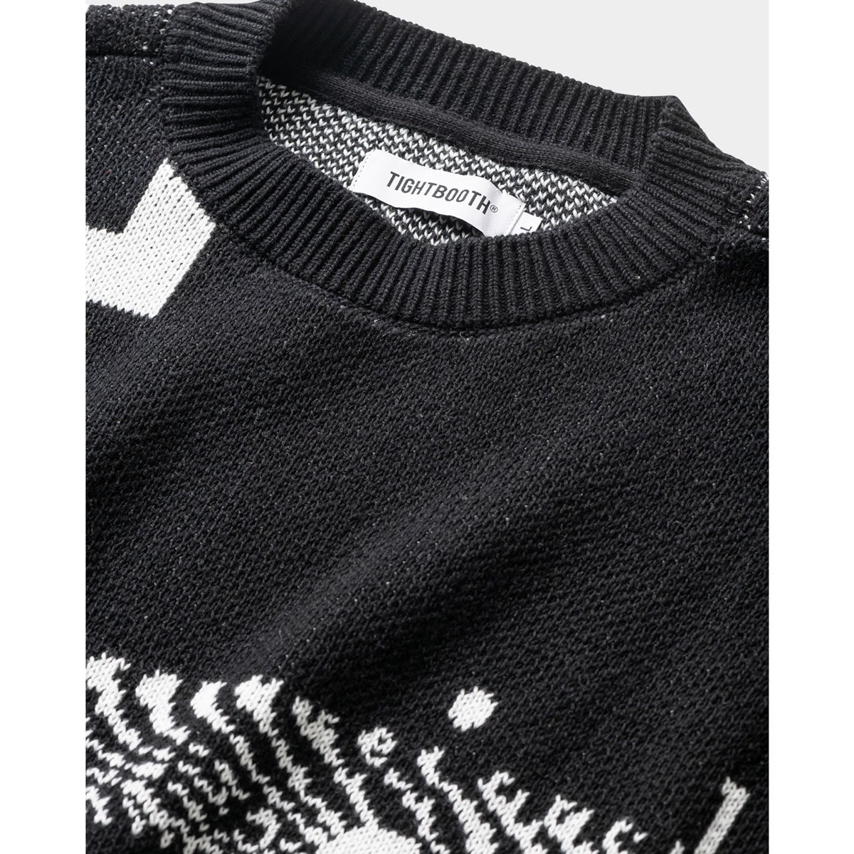 TIGHTBOOTH - COVID-19 KNIT SWEATER - SHRED