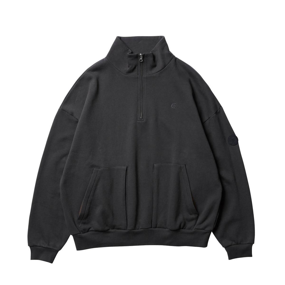 EVISEN - POCKET ZIP-UP SWEATSHIRT - SHRED